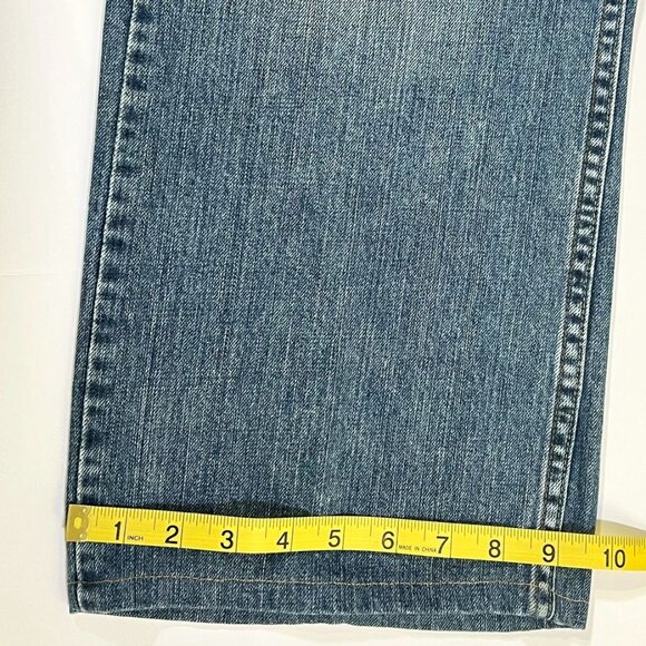 Wrangler Relaxed Boot Jeans - Men's Size 34 X 34 98RNWYA Made in Nicaragua - Picture 10 of 10